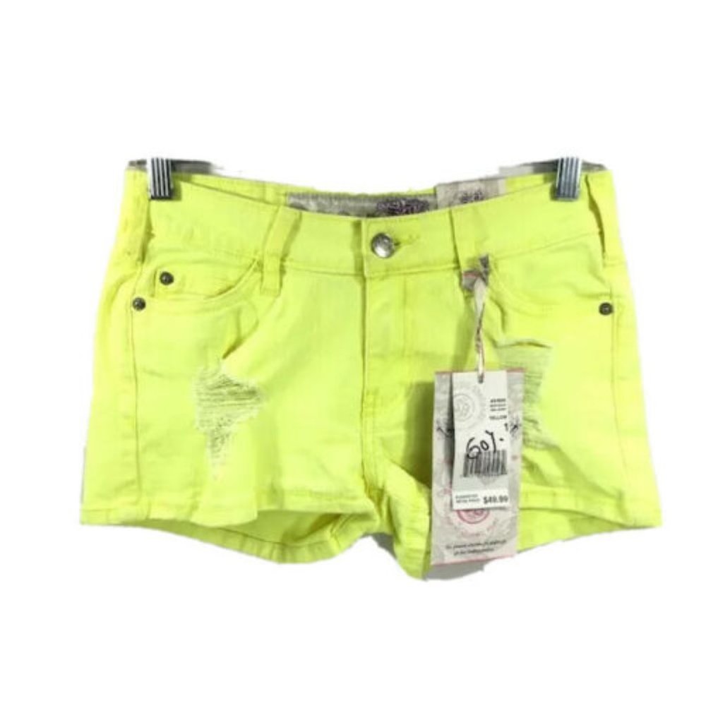Soho Babe Juniors Short Yellow Shorts Size 1 - 7